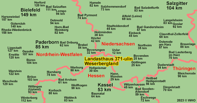 Urlaub ber Ostern im Weserbergland. Oster-Kurzurlaub in Nordhessen in Uslar.