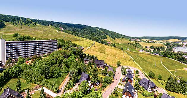 Urlaub ber Ostern am Fichtelberg. Kurzurlaub in den Osterferien im Luftkurort Oberwiesenthal im Erzgebirge.