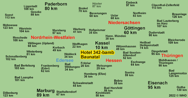 Urlaub ber Ostern in Nordhessen. Osterkurzreise in Baunatal bei Kassel.