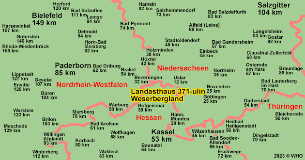 Urlaub über Ostern im Weserbergland. Oster-Kurzurlaub in Nordhessen in Uslar.