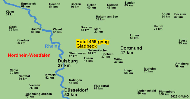 Urlaub ber Ostern in Gladbeck, Osterurlaub im nrdlichen Ruhrgebiet in der Nhe von Duisburg, Essen, Oberhausen, Bottrop und Gelsenkirchen