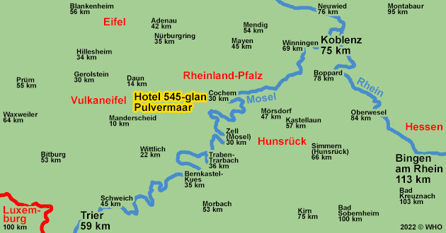 Urlaub ber Ostern in der Eifel. Osterurlaub in der Vulkaneifel zwischen Daun, Wittlich und Gerolstein.