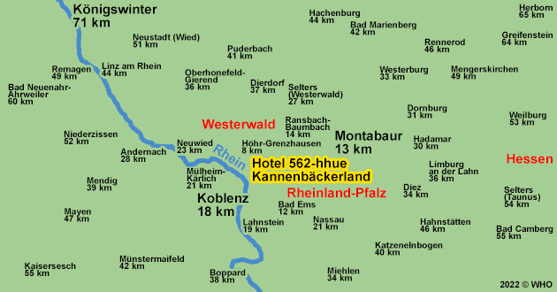 Urlaub über Ostern im Westerwald, Osterurlaub zwischen Bad Ems an der Lahn, Montabaur, Lahnstein an Rhein und Lahn und Koblenz an Rhein und Mosel