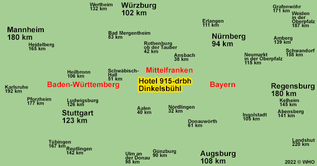 Urlaub über Ostern in Franken, Osterurlaub in Dinkelsbühl im Fränkischen Seenland, zwischen Feuchtwangen, Nördlingen, Ansbach, Rothenburg ob der Tauber und Nürnberg