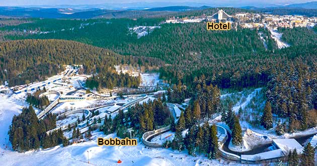 Urlaub ber Ostern im Thringer Wald, Osterurlaub im Wintersportort Oberhof am Rennsteig zwischen Zella-Mehlis, Ohrdruf, Suhl, Schmalkalden, Gotha, Meiningen, Bad Langensalza, Erfurt, Eisenach und Weimar