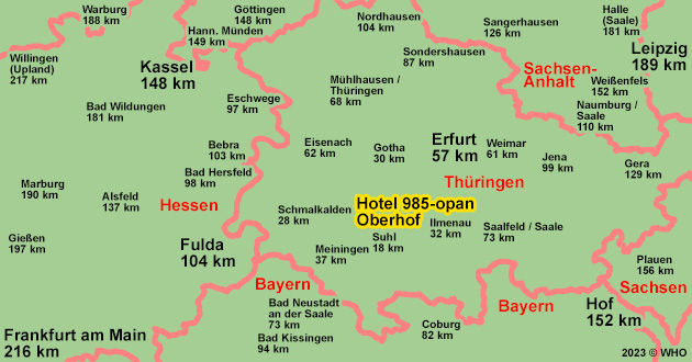 Urlaub ber Ostern im Thringer Wald, Osterurlaub im Wintersportort Oberhof am Rennsteig zwischen Zella-Mehlis, Ohrdruf, Suhl, Schmalkalden, Gotha, Meiningen, Bad Langensalza, Erfurt, Eisenach und Weimar